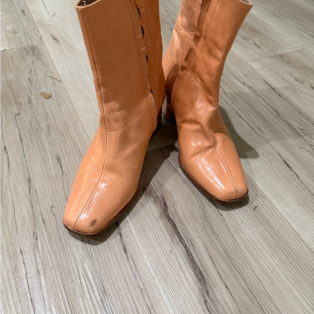 Paloma Wool Emilia Boots in Soft Pink, Size 38